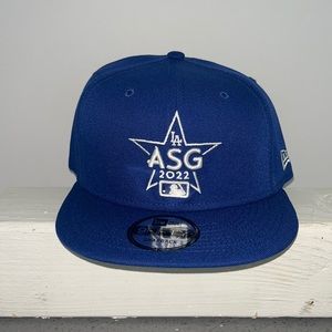 LA All-Star game 2022 hat, Los Angeles dodger blue snapback, new era